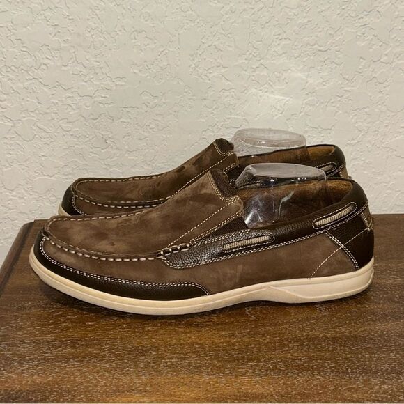 Florsheim Lakeside Moc Toe Slip On Loafer Shoes - Picture 6 of 10